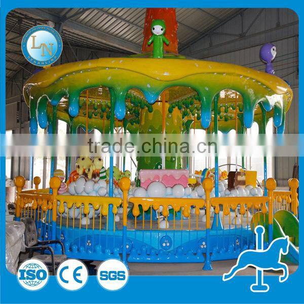Indoor carousel ride!!! Attractive amusement theme park kids carousel ride honey tree for sale