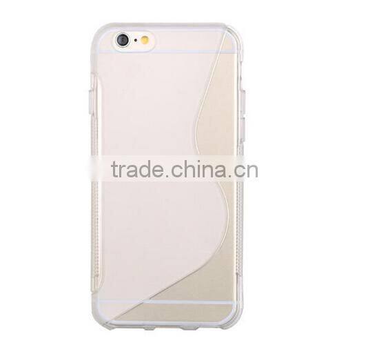 For iPhone 6 TPU sleeve covers, soft cell phone cases and bumper covers for iphone 6 smart phone,support oem printing logo