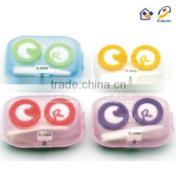 KAIDA SL-82008 Popularity bag shape Contact Lens Case Super Cute Mini lens boxes for promotional contact lens accessories