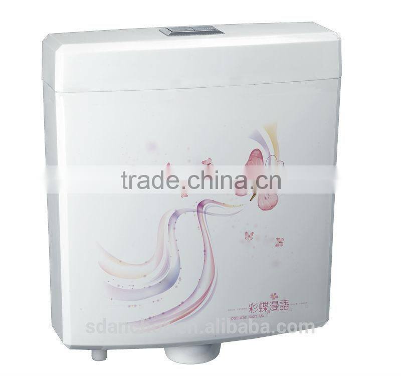 Dual plastic toilet cistern AC-801