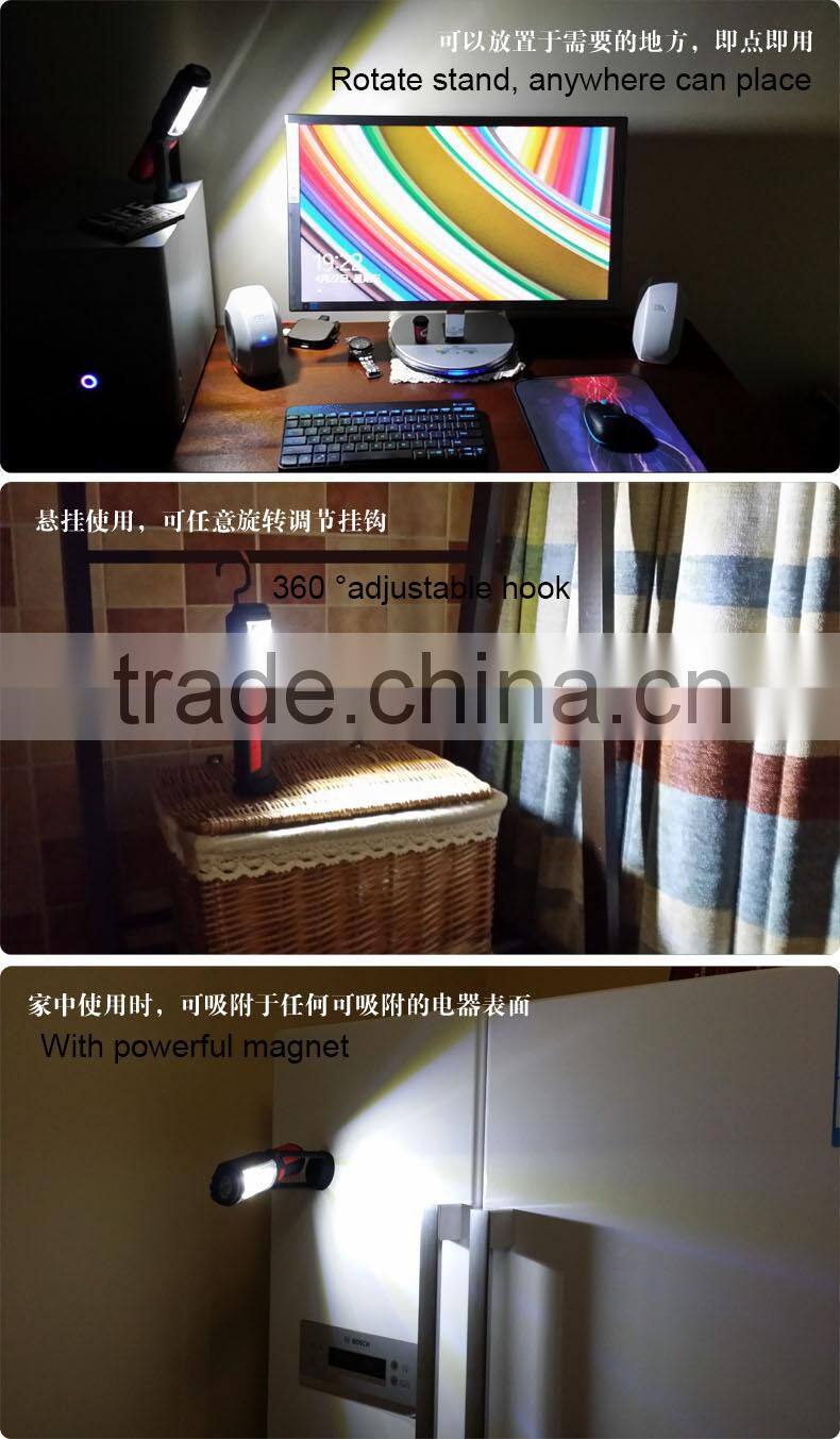28+5 LED base 180 degrees rotate bottom with 2pcs magnets portable work light