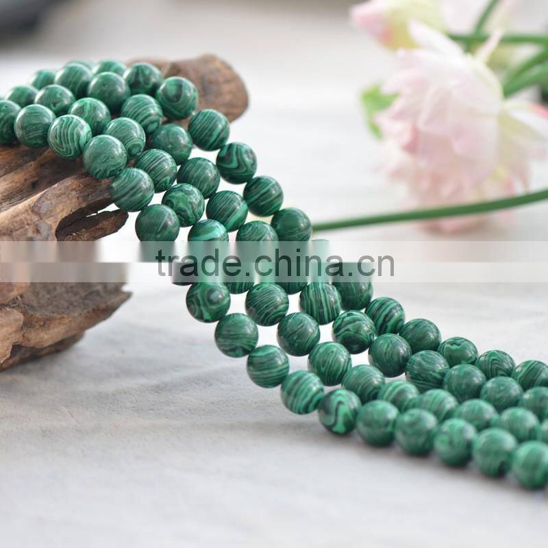 4mm 6mm 8mm 10mm 12mm 14mm beautiful natural green malachite gemstones