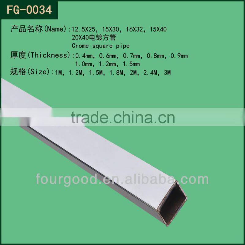 shopfitting chrome metal perforated strut slot u channel