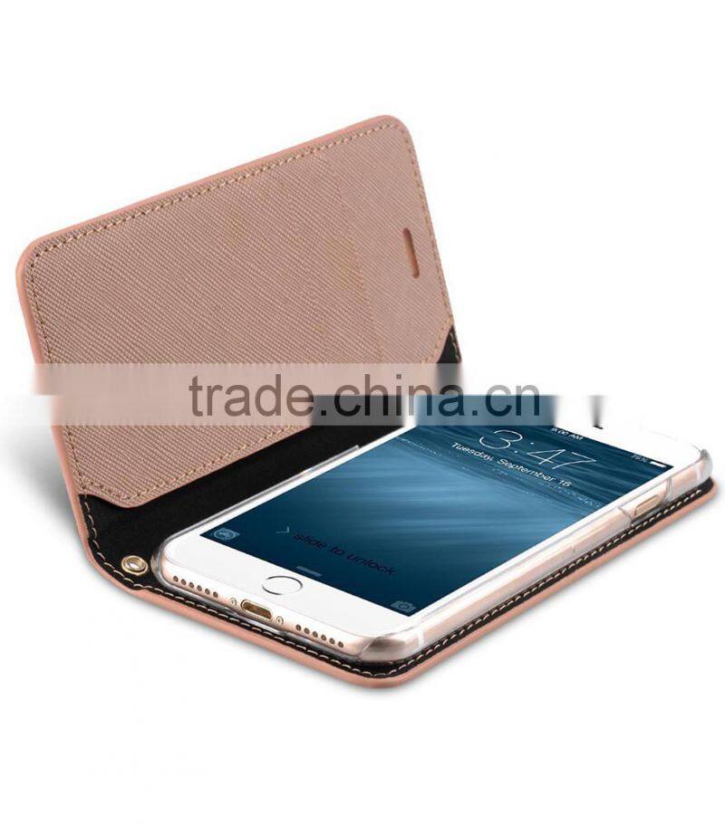 Brown Wallet MOBILE PHONE COVER PU Leather Case face cover for Apple iPhone 7 (4.7")