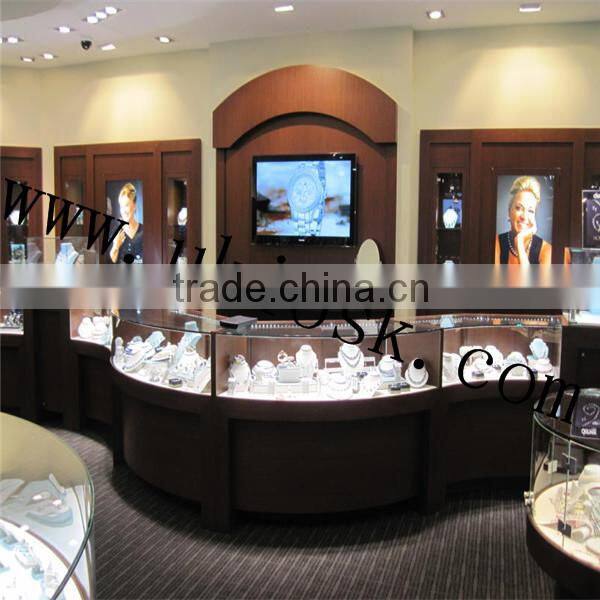 Manufacture glass jewelry display cases wholesale