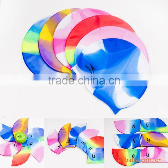 New Arrival High Quality Swimming Cap Excellent Waterproof Swimming Hat Elastic Funny Silicone Hot Spring Cap