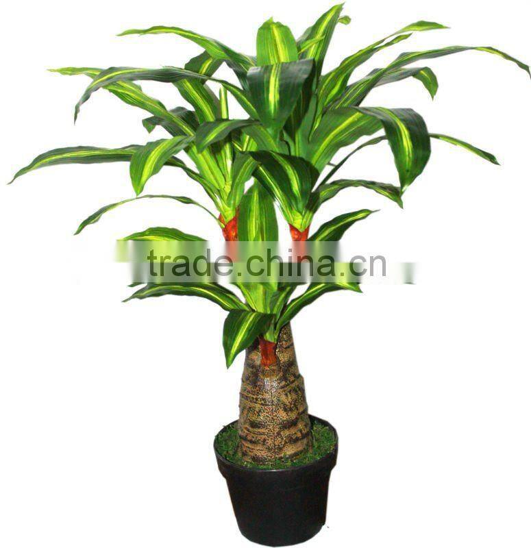 potted Artificial leaves bonsai