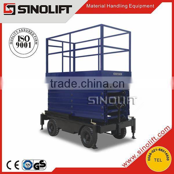 2015 SINOLIFT SJY Manual Moving Scissor Lift Platform for Electric Lifting