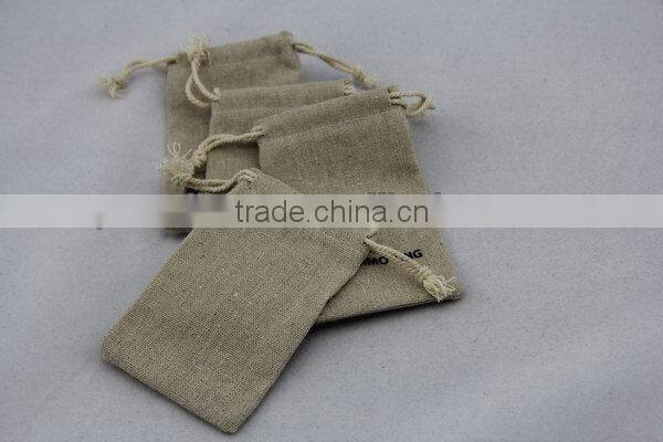 Customized hot sale newspaper jute recycling pouch