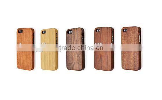 MOBILE PHONE CASE CUSTOMIZED in natural solid wood finish