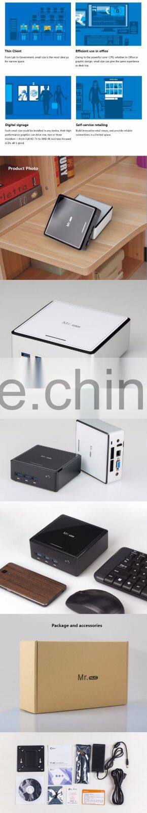 mini barebone pc linux powerful mini computer with intel quad core processor wholesalers from Shenzhen