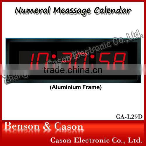 Cason Clapboard Table Clock Digital LED Wall Clock
