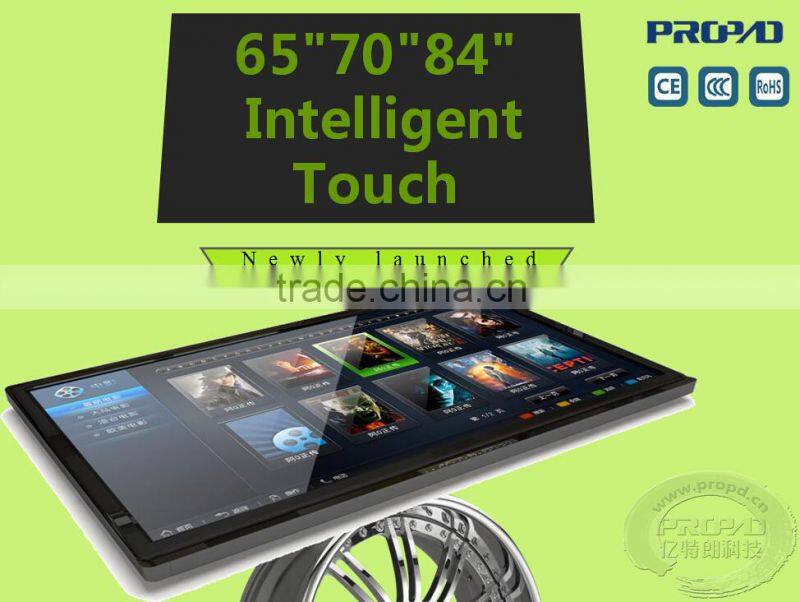 65 inch 2k full HD win8&android 4.1 dual sys TV cheap touch screen all in one pc