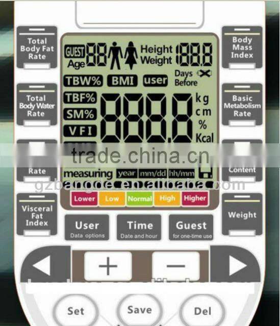 Hot sale!!! human body composition analysis machine beauty machine BD-C001