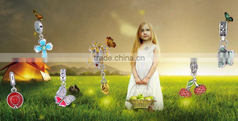 Factory direct supply silver charm s925 pinenut silver bead safety chain Fit for all brand European Bracelet A017