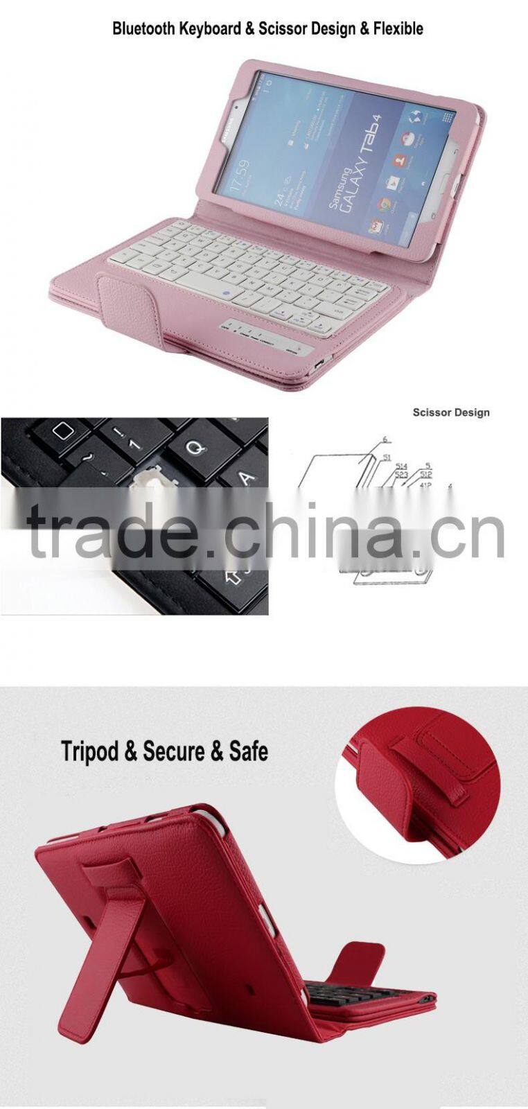 Keyboard case for 8.0 inch tablet for Samsung TAB4 8.0inch T330-SA03