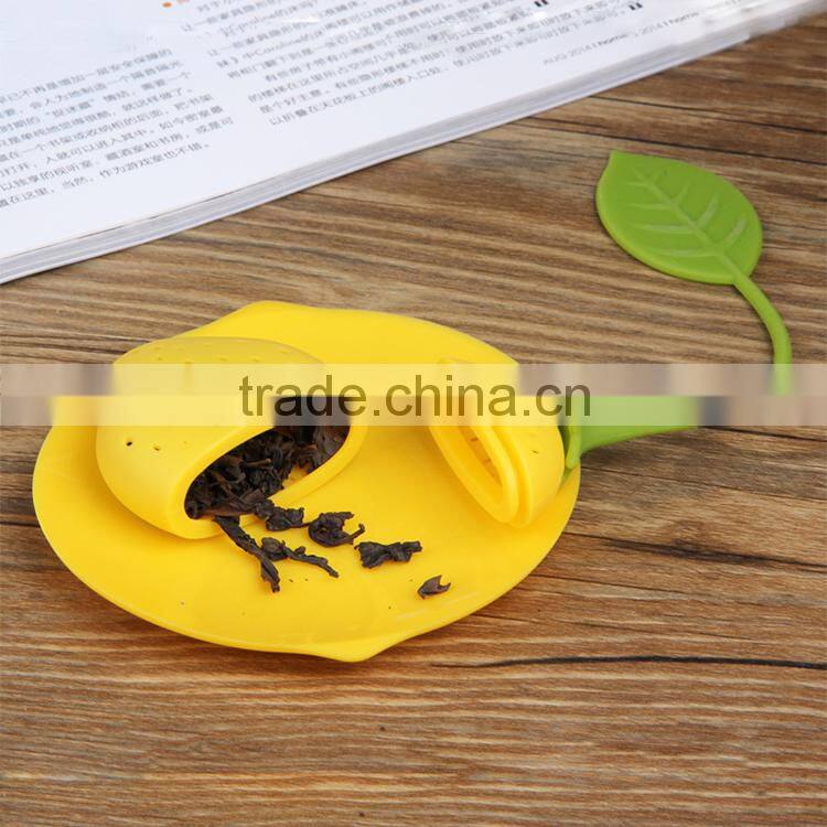 Food Grade Safe Stawberry Shaped Silicone Tea Infuser Tea Bag