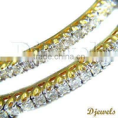 Diamond Jewellery, Diamond Bangles, Diamond Gold Bangles