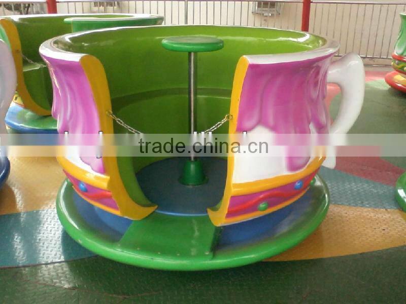 Amusement Rides Trailer Mounted Coffee Cup Ride, Portable Coffee Cup Rides With Trailer