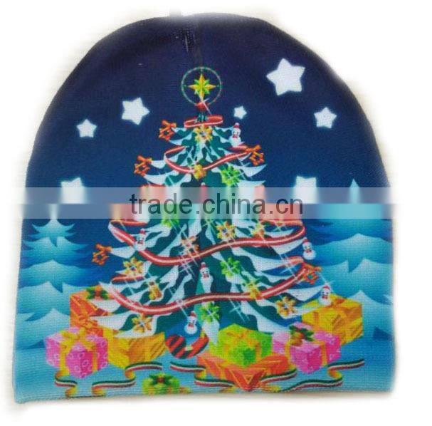 2016 fashion printing Embroidery Christmas hat , Christmas hat/gift for baby/adult