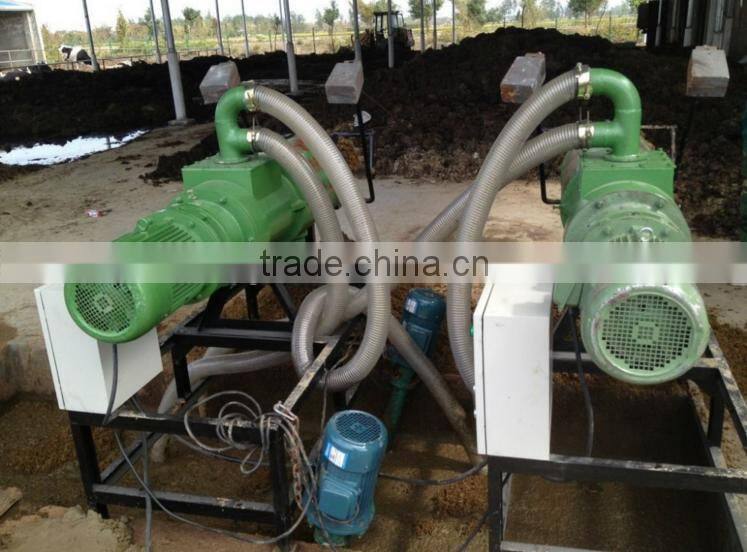 Poultry cow manure dewater machine/chicken manure dryer
