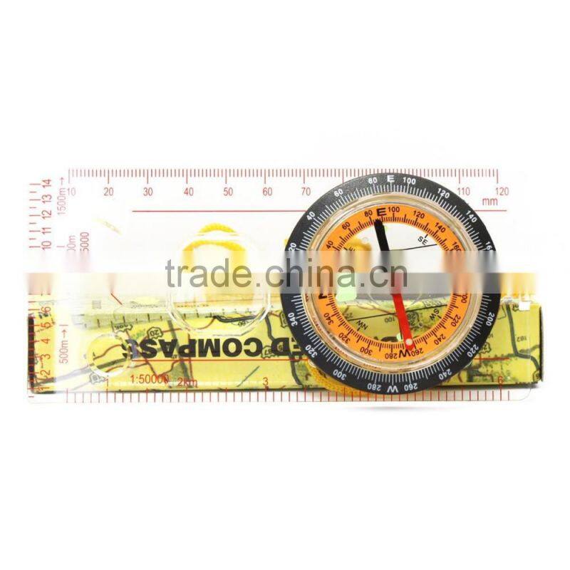 E006 camping scout baseplate map compass ruler