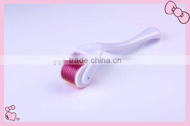 Medical grade derma roller for skin care with 540 titanium needles