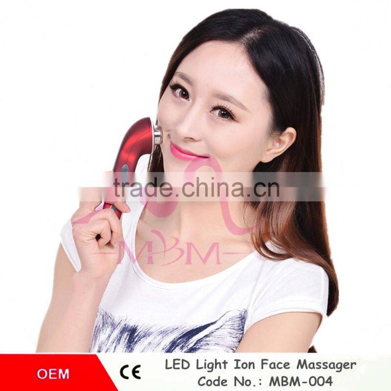 Home use safe LED Light skin care machine led light therapy Physical ultrasonic Therapy machine for face beauty
