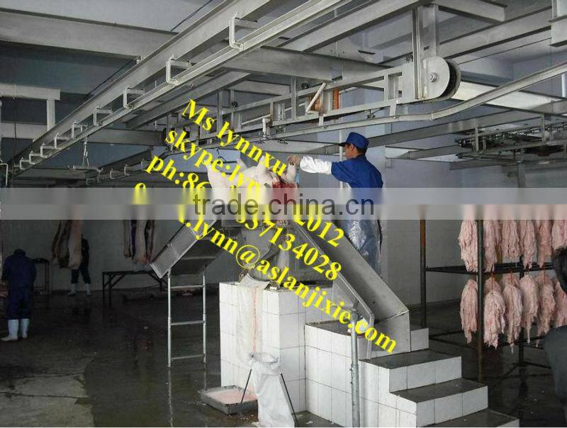 pig slaughter machine /automatic pig bloodletting equipment