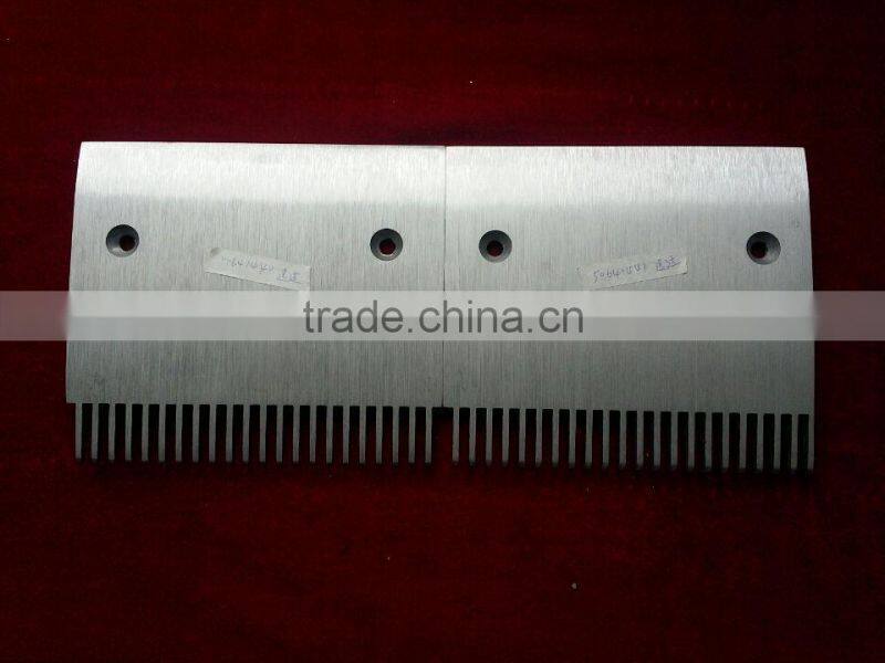 wholesale not easy oxidized aluminium alloy escalator comb plate
