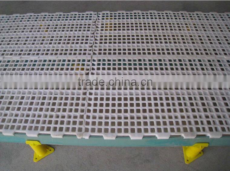 2017 high quality white color chicken plastic slat flooring