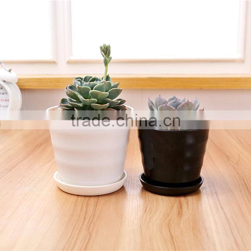 Crown Lace garden plastic flower pot