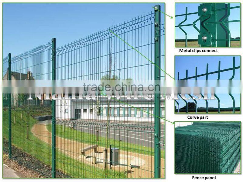 Trade Assurance Alibaba China PVC sprayed and Galvanized Welded Wire Fence Panels