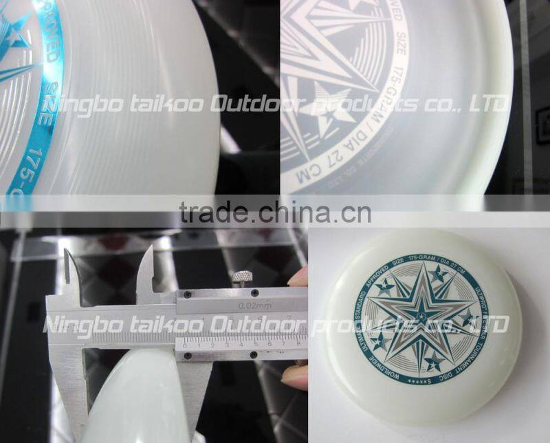 five star white professional ultimate frisbee disc
