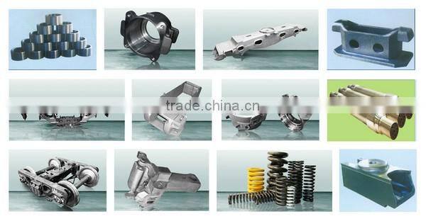 2017 OEM Qingdao casting supplier alloy steel casting railway spare parts steel casting for railway