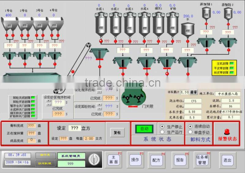 portable concrete mixing plant YHZS25 for different site use