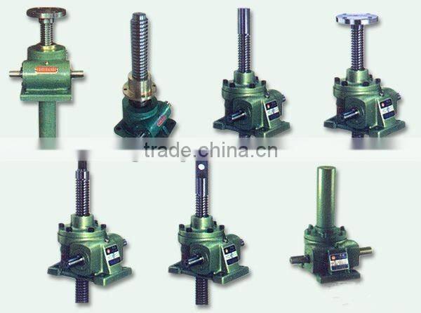Worm gear screw jack table lifting gear reducer
