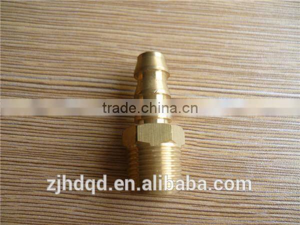brass threaded connector , brass connector with sleeve for rubber hose male, 1/8"-3/4" ID(mm)6mm 8mm 10mm 12mm