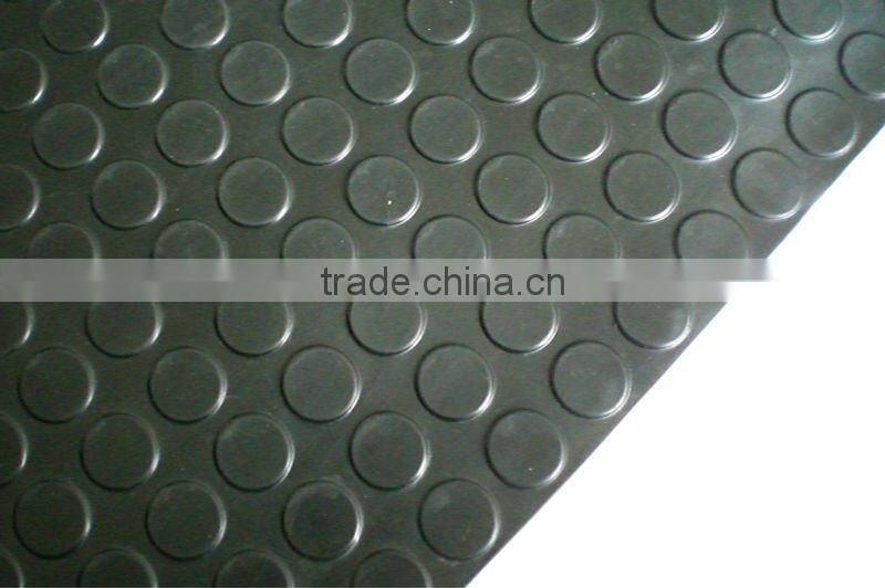 3mm to 6mm thikness flooring round stud rubber mat