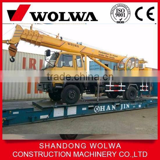 telescopic section boom 8 ton truck crane