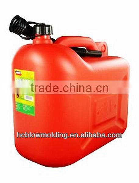 OEM blow molding plastic cans the functional 5L/10L jerry can/gas tank