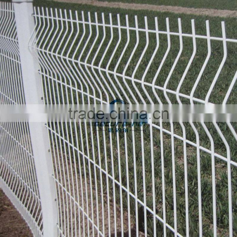 decorative powder coated iron wrough 3D wire mesh panels
