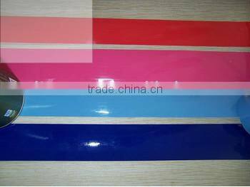 Multi-color acetate cellulose shoelace tipping film