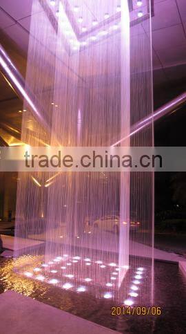 2016 New style waterfall graphical digital water curtain fountain