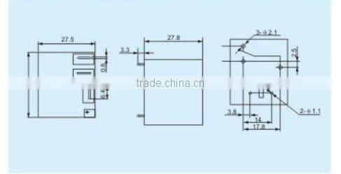 HEIGHT PCB relay (T91)