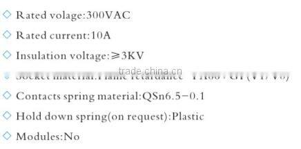 HEIGHT Hot Sale PF113A Relay Socket / 12pin Relay Socket/General relay socket with High Quality Factory Price