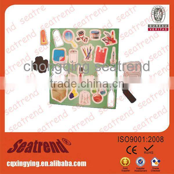 Custom die cut magnetic fridge stickers