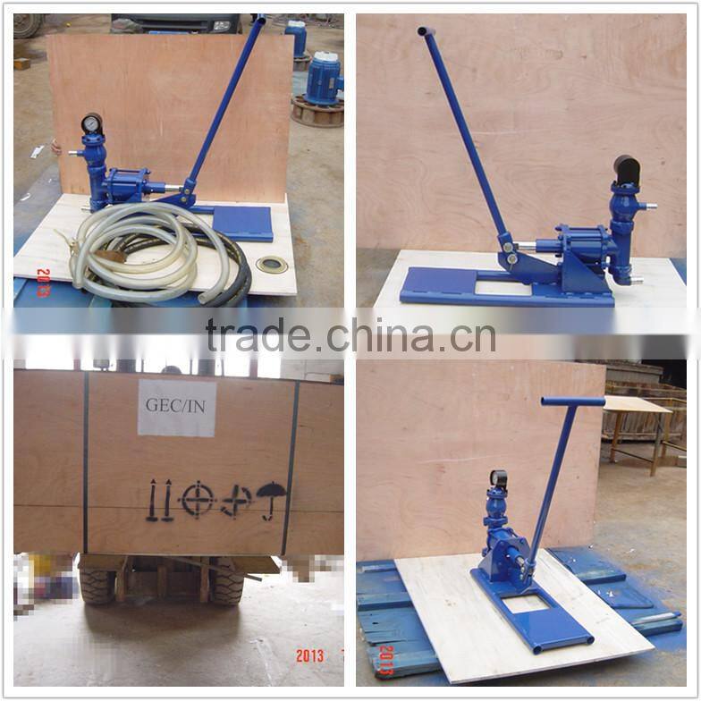 10LPM CE low pressure hand operated jet grouting machine