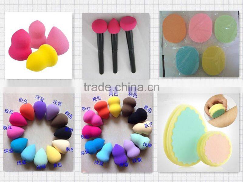 PVA facial cleaning sponge without hole