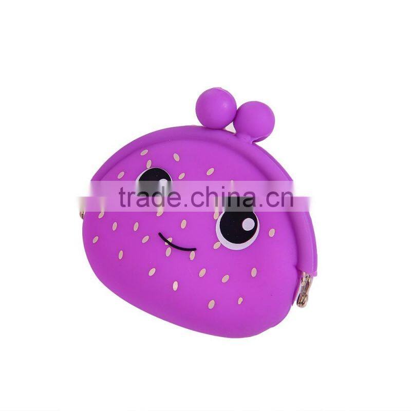 New arrival!!! Portable convenient durable silicone key purse with zipper